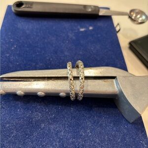 Slane hoop post earrings